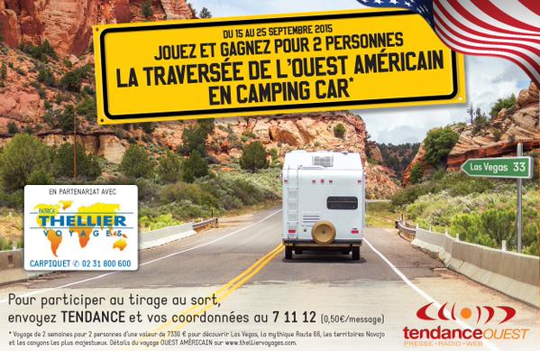 Tendance Ouest offre un road trip aux USA