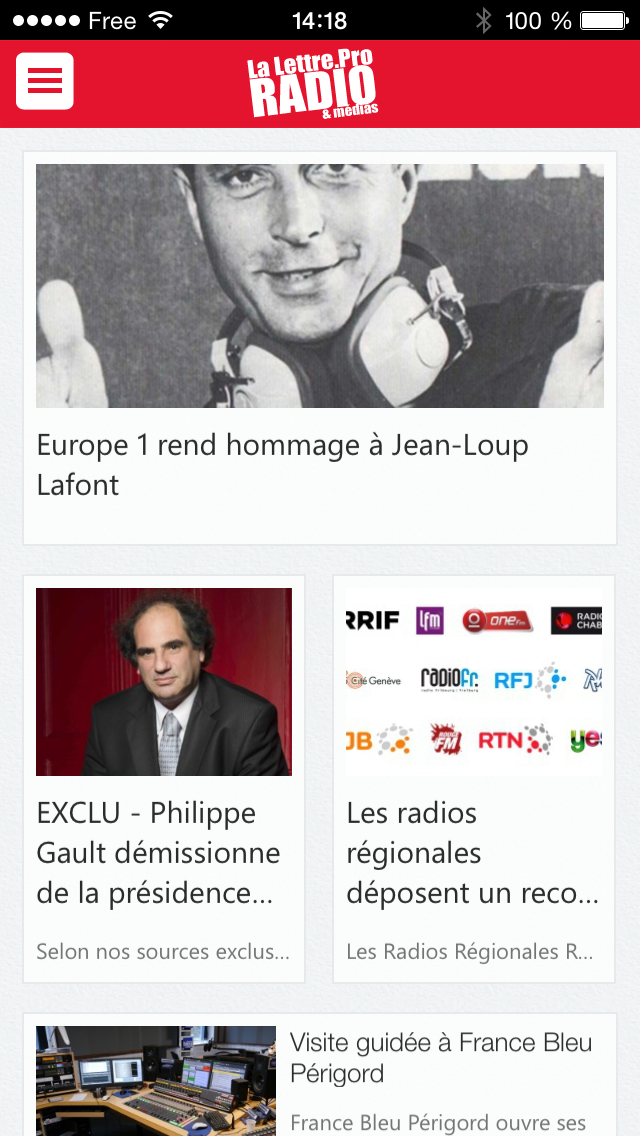 Recevez nos "alertes radio"