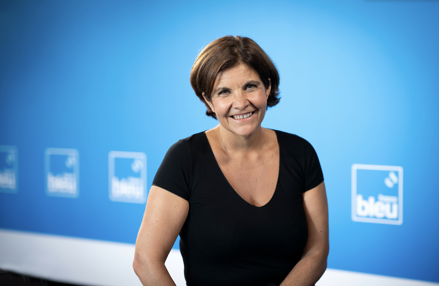 Céline Pigalle a pris la direction du réseau France Bleu en mai 2023. © Christophe Abramowitz / Radio France.