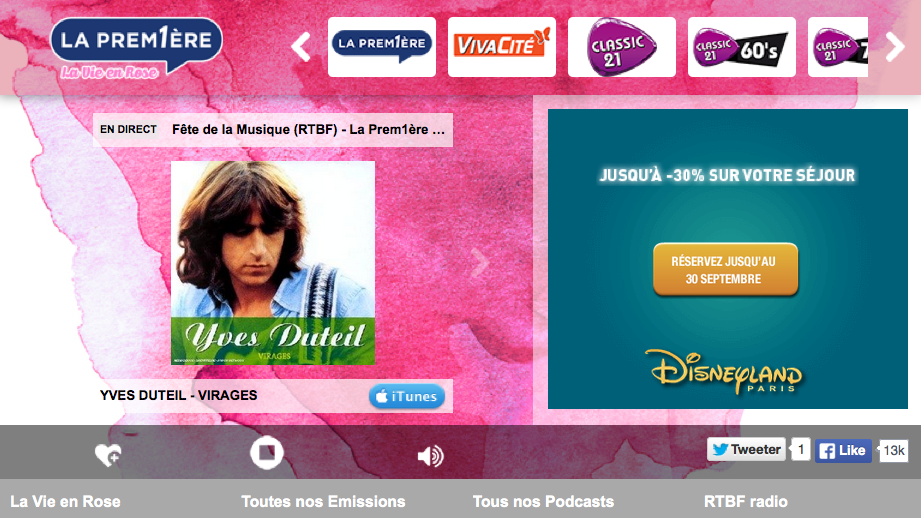 La Prem1ère lance sa première webradio