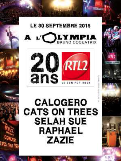 RTL2 à l'Olympia : un concert en 3 dimensions