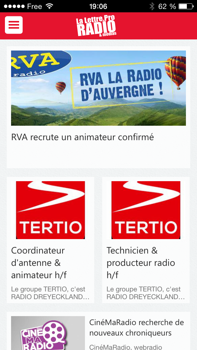 Recevez nos "alertes radio"