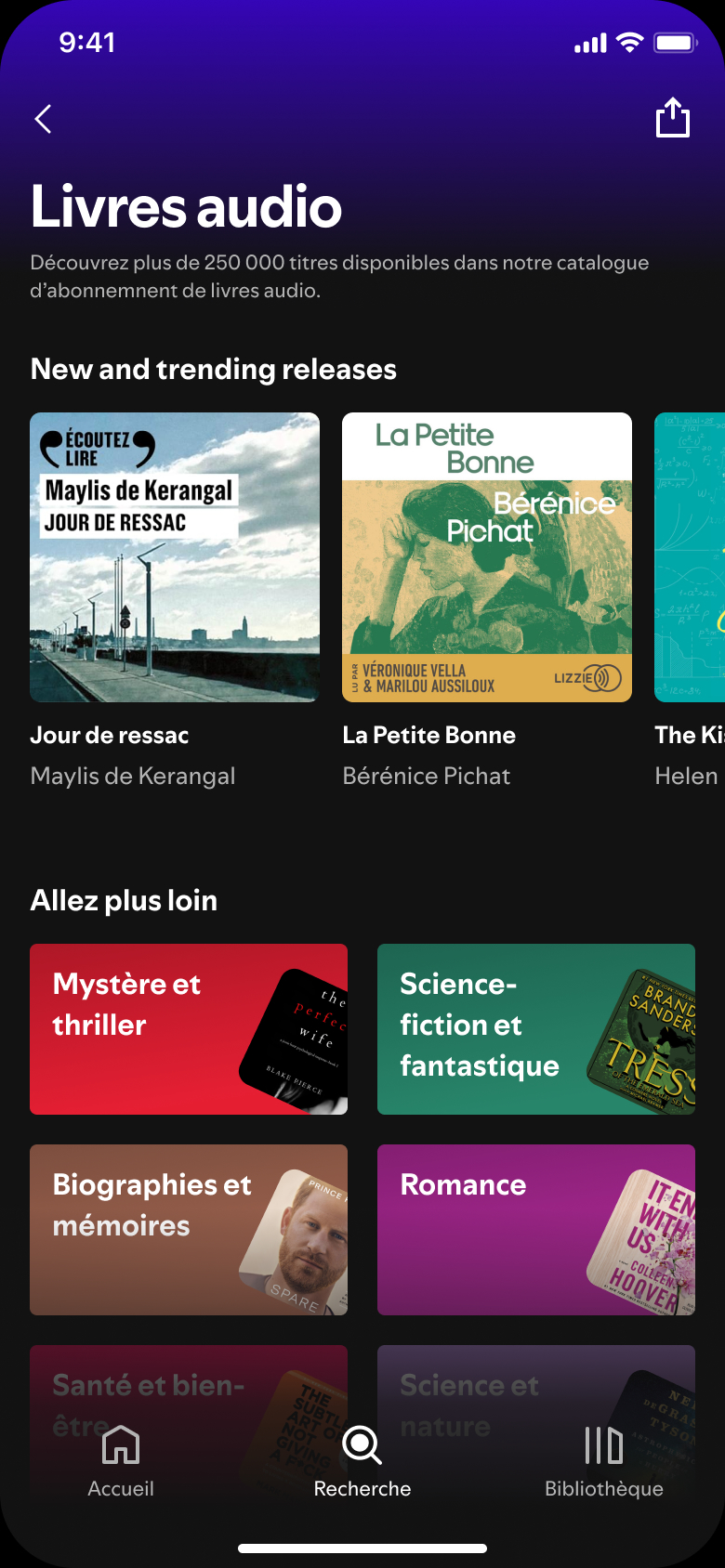 Spotify ouvre un nouveau chapitre avec l’arrivée des livres audio en France