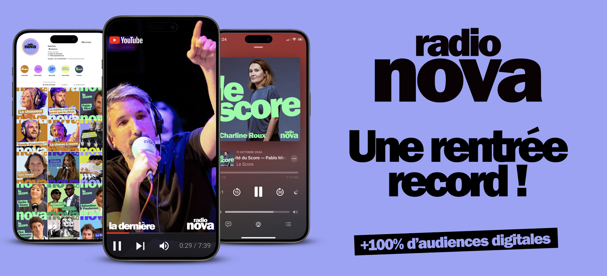 Radio Nova signe une rentrée historique sur le digital