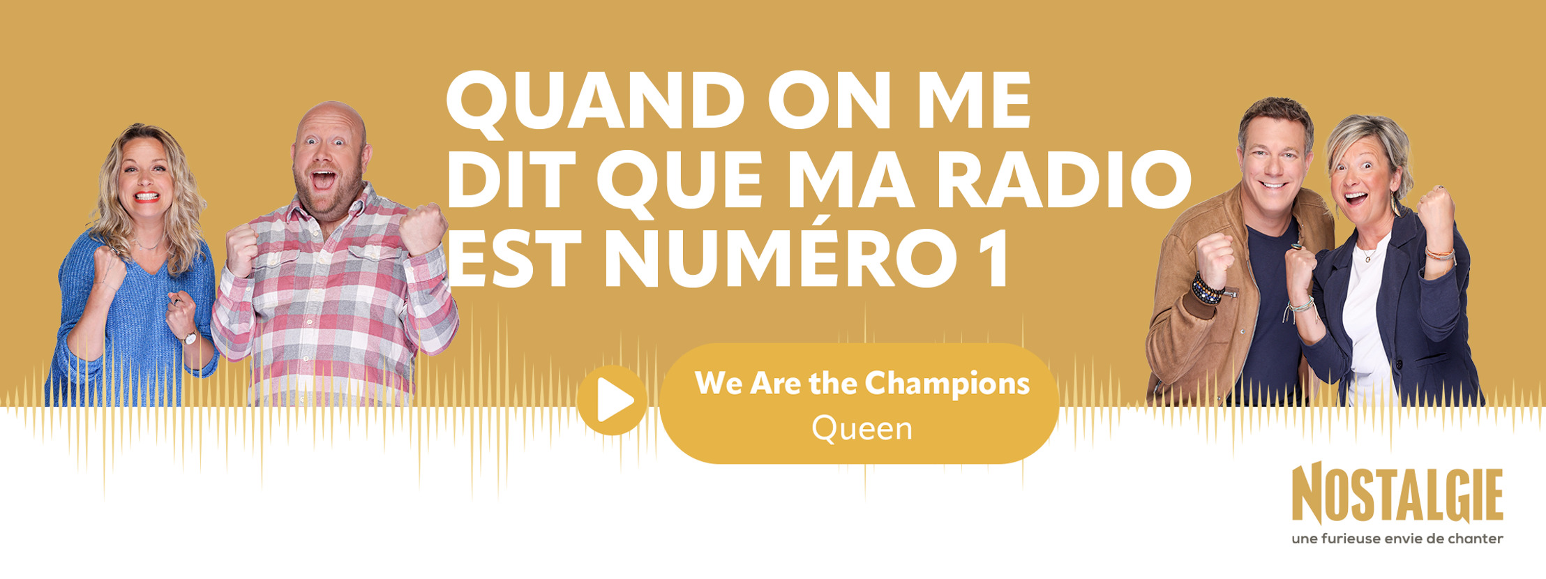 Nostalgie est, à nouveau, radio numéro un en Belgique francophone 