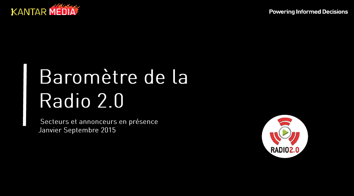 Que dit le baromètre de la Radio 2.0 ?