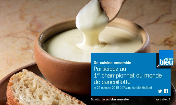 La Cancoillotte avec France Bleu Belfort Montbéliard