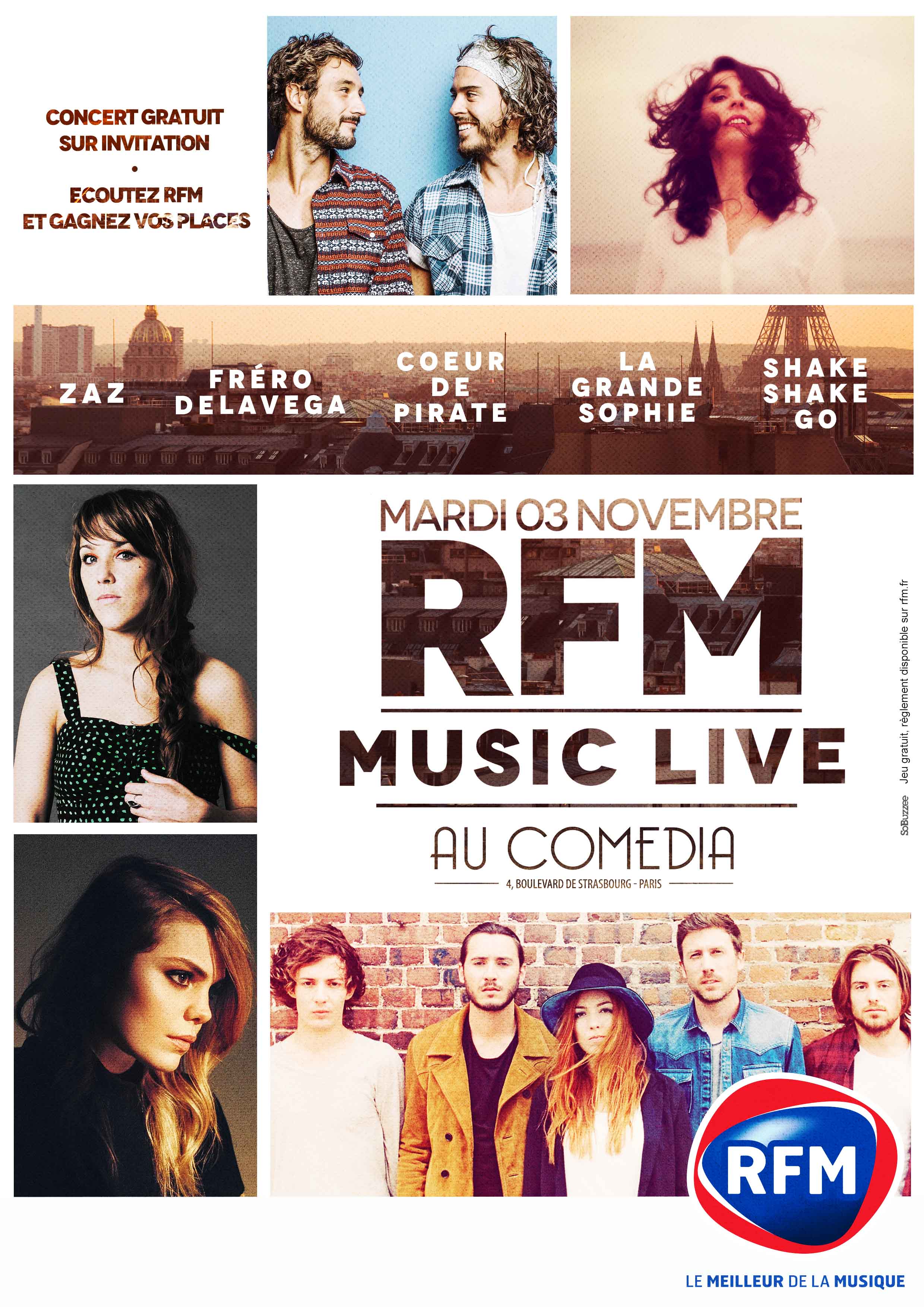 RFM organise un nouvel RFM Music Live
