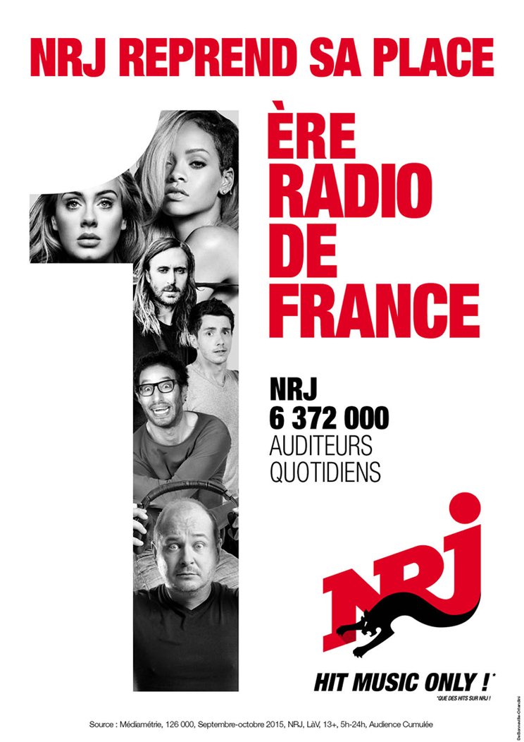 6 372 000 auditeurs pour NRJ