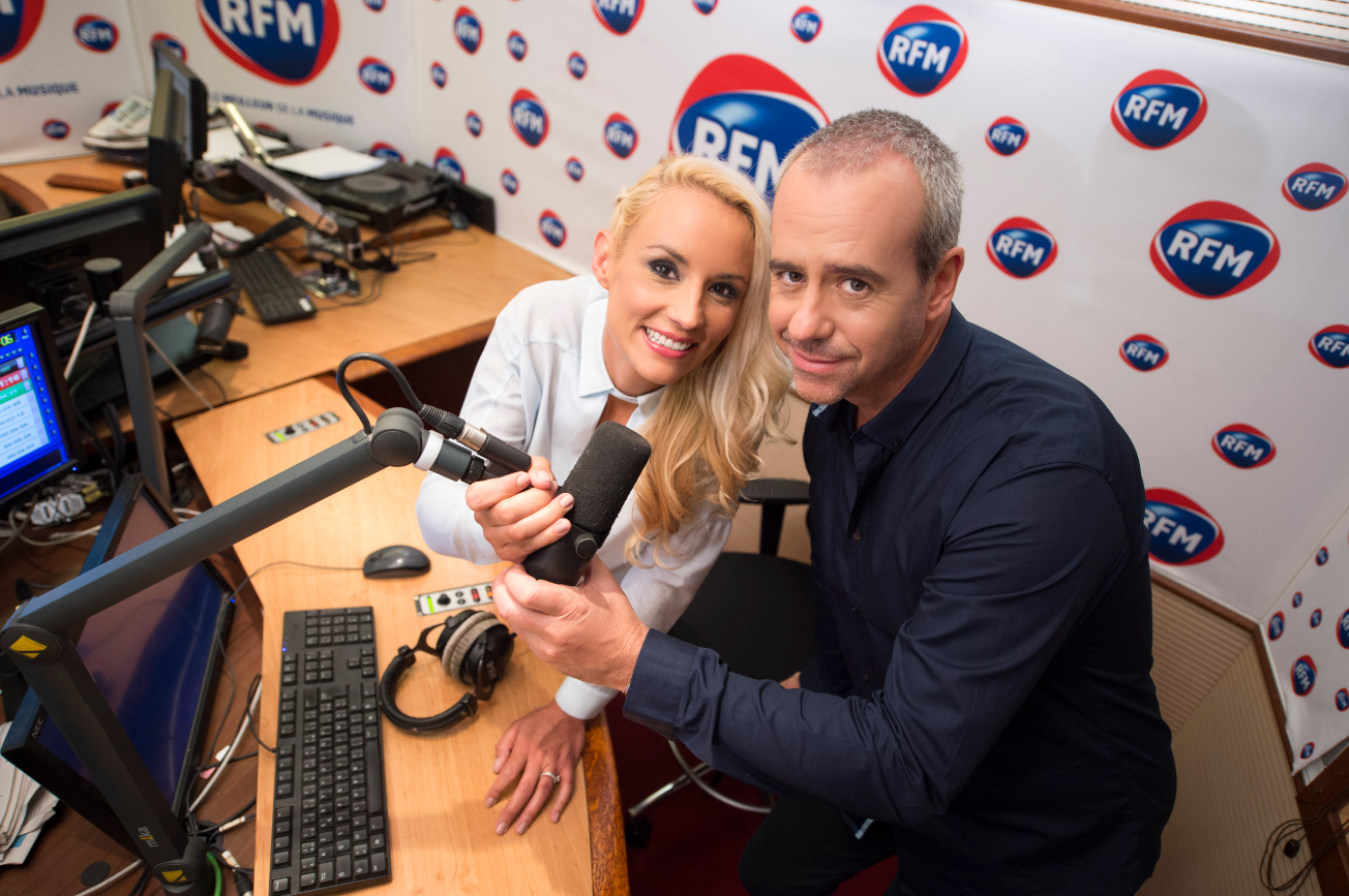 Elodie Gossuin et Bruno Roblès composent, depuis la rentrée, le nouveau duo du Meilleur des Réveils sur RFM © VisionBy AG