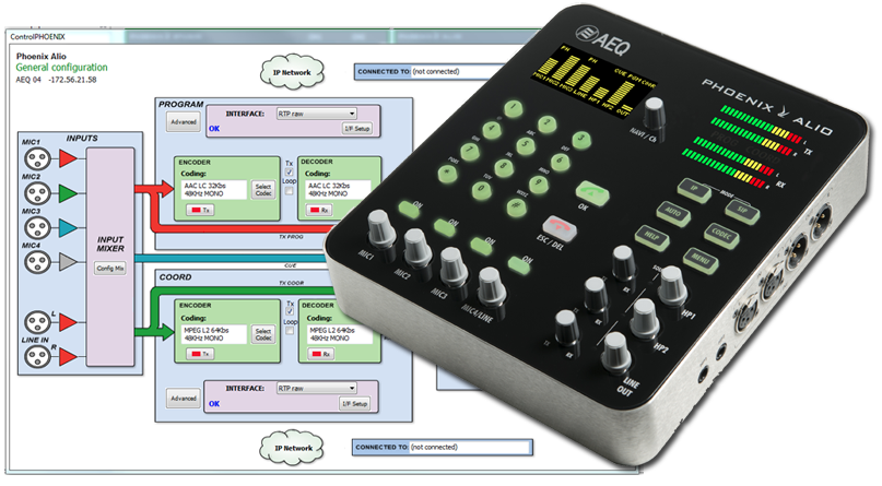 ALIO : le nouveau codec IP portable de AEQ