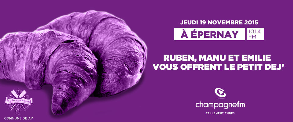 Champagne FM offre le petit-déjeuner