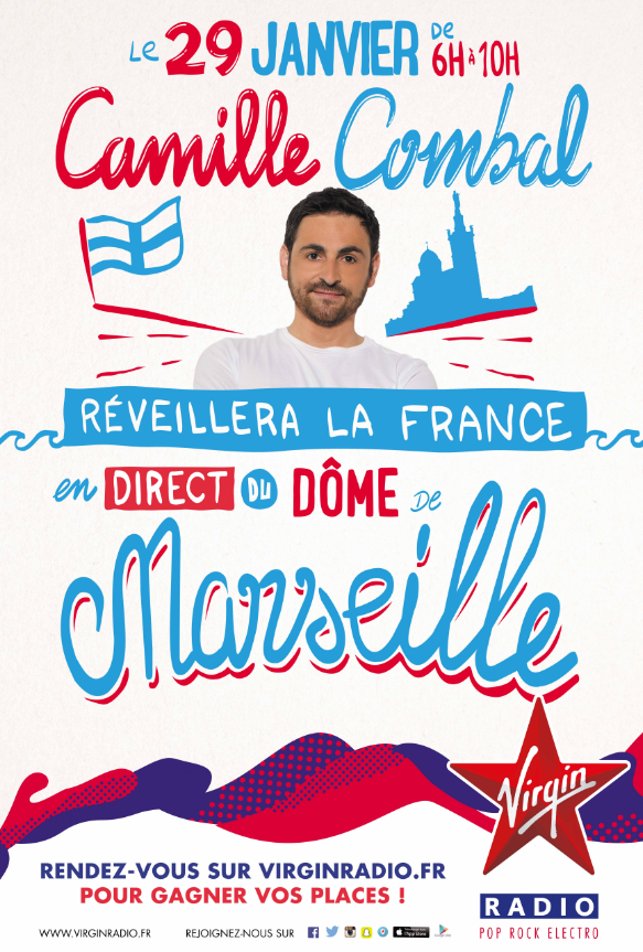 Camille Combal à Marseille le 29 janvier