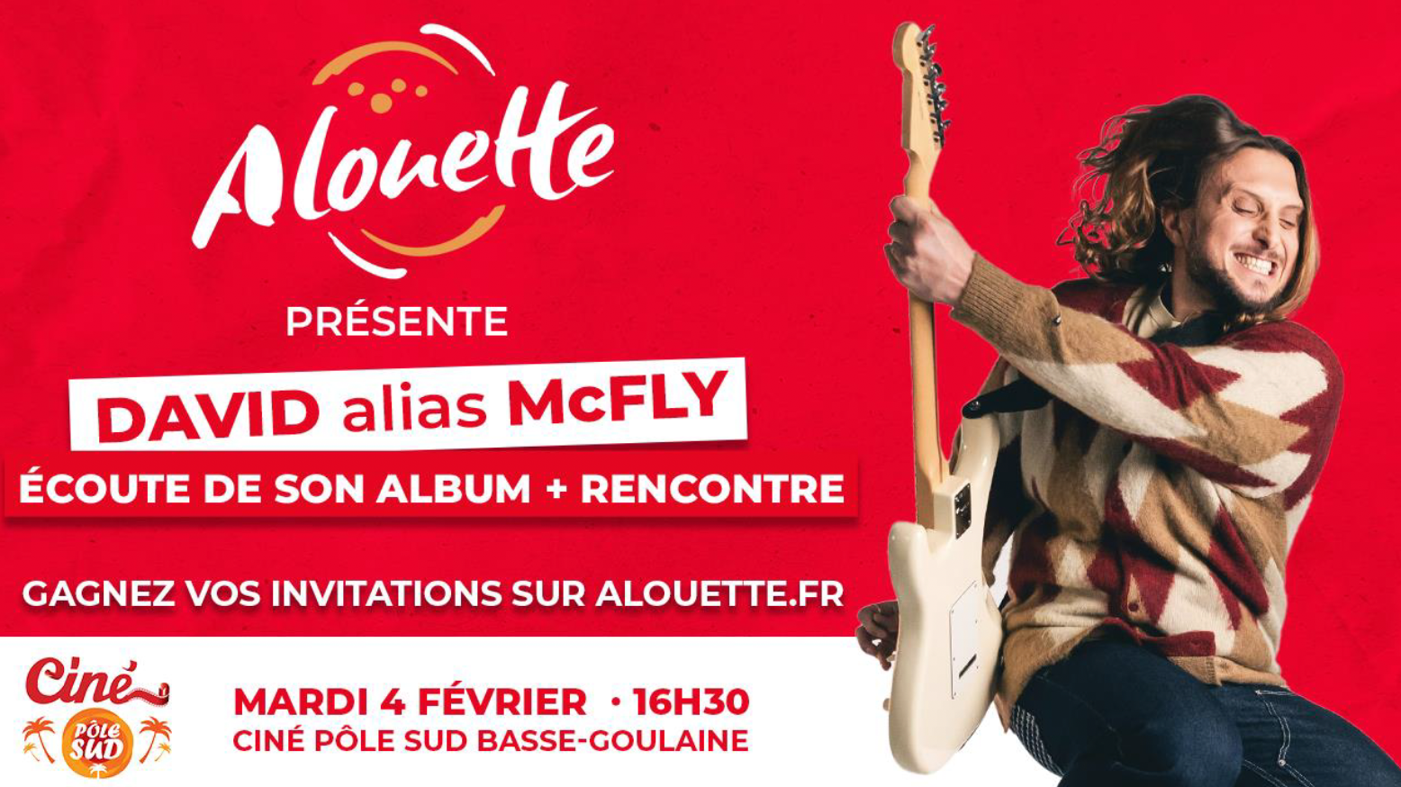 David alias McFly à la rencontre des auditeurs d’Alouette