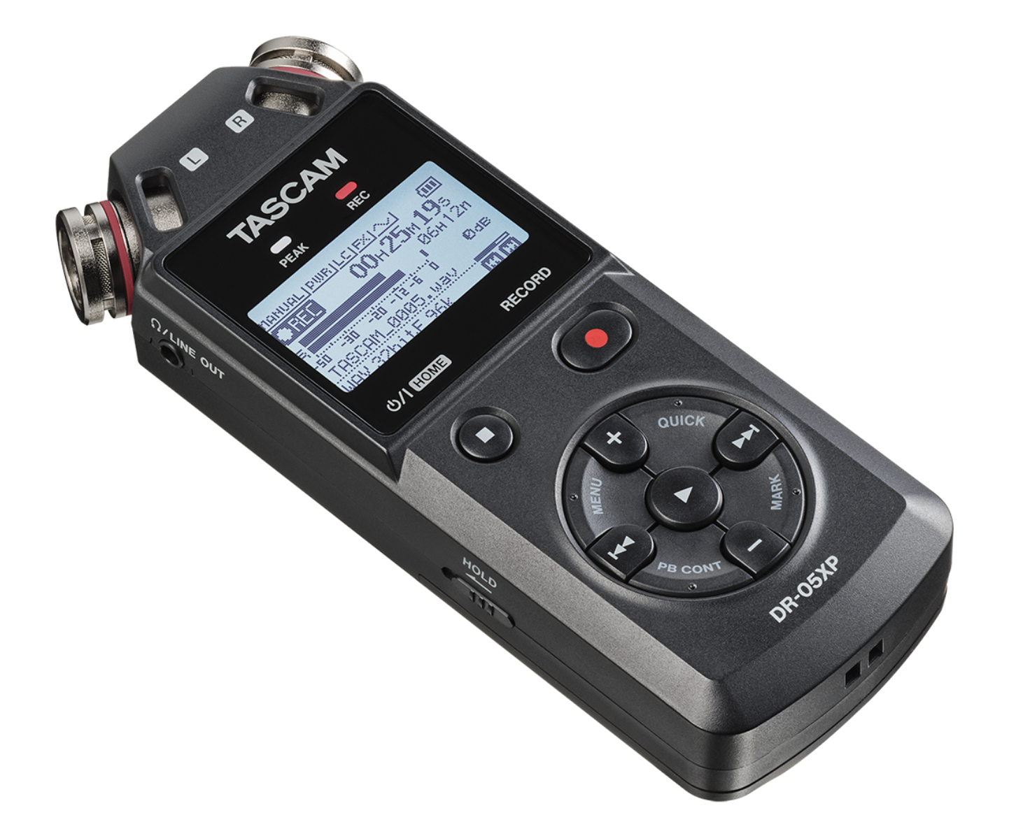 Le DR-05XP : un enregistreur portatif portatif à flotteur à 2 canaux de 32 bits avec interface USB-C