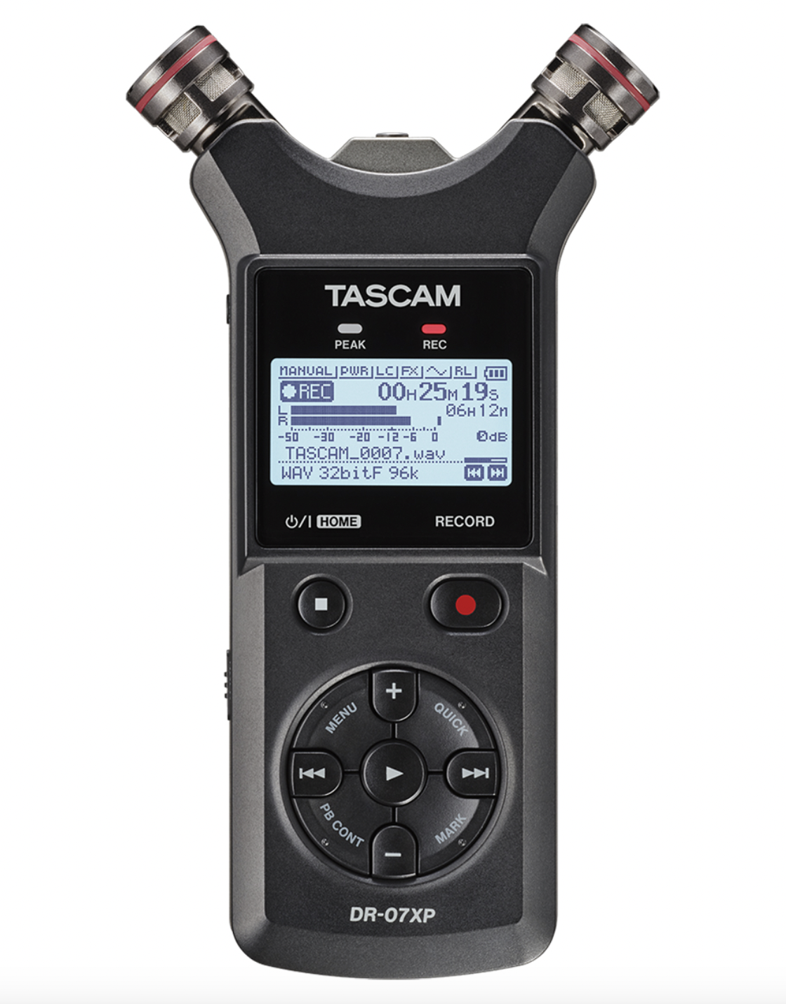 Le DR-07XP se positionne comme un enregistreur portatif flottant à 2 canaux de 32 bits avec interface USB-C et avec une en-tête réglable