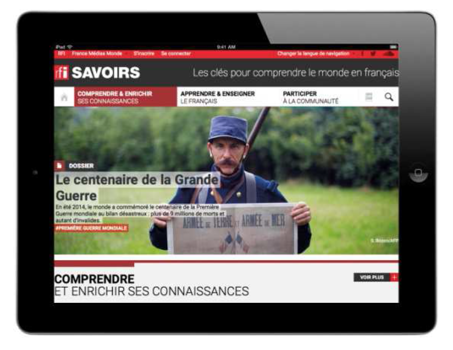 RFI lance le site