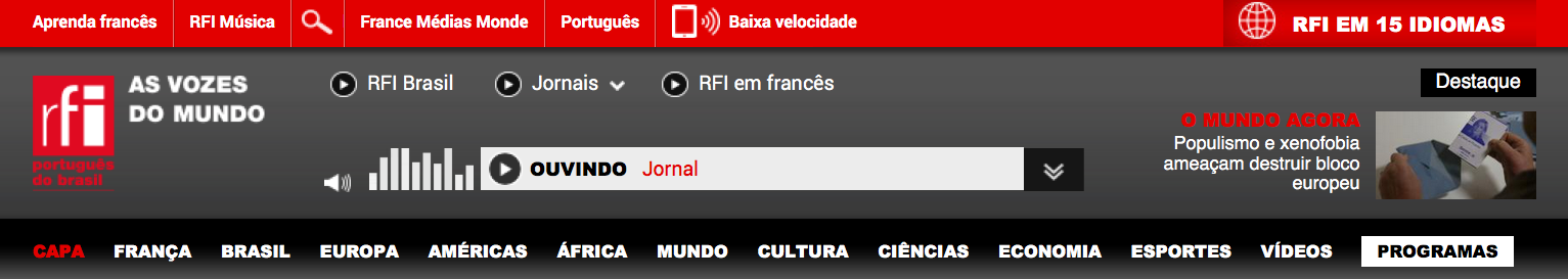 RFI renforce sa diffusion en brésilien