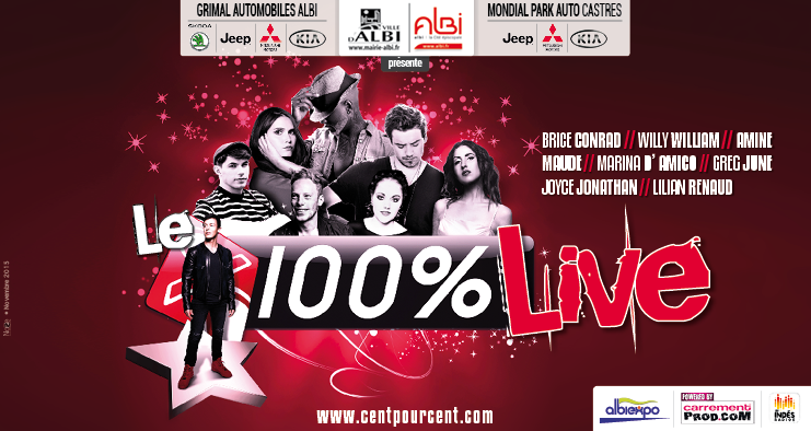 Un 100% Live, le 17 décembre à Albi