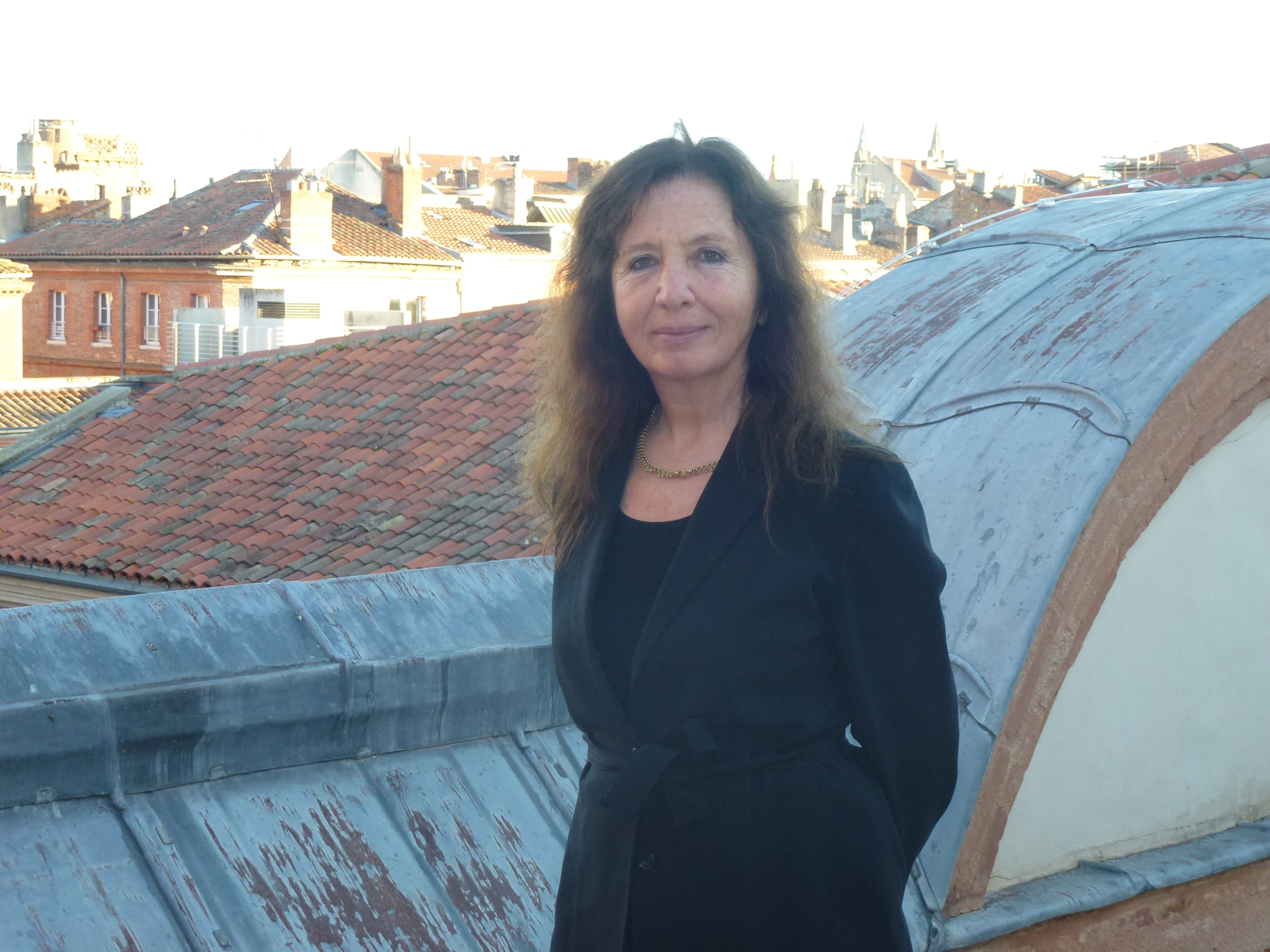 Flore Iborra, sur la terrasse du CTA de Toulouse. © B.Vidal