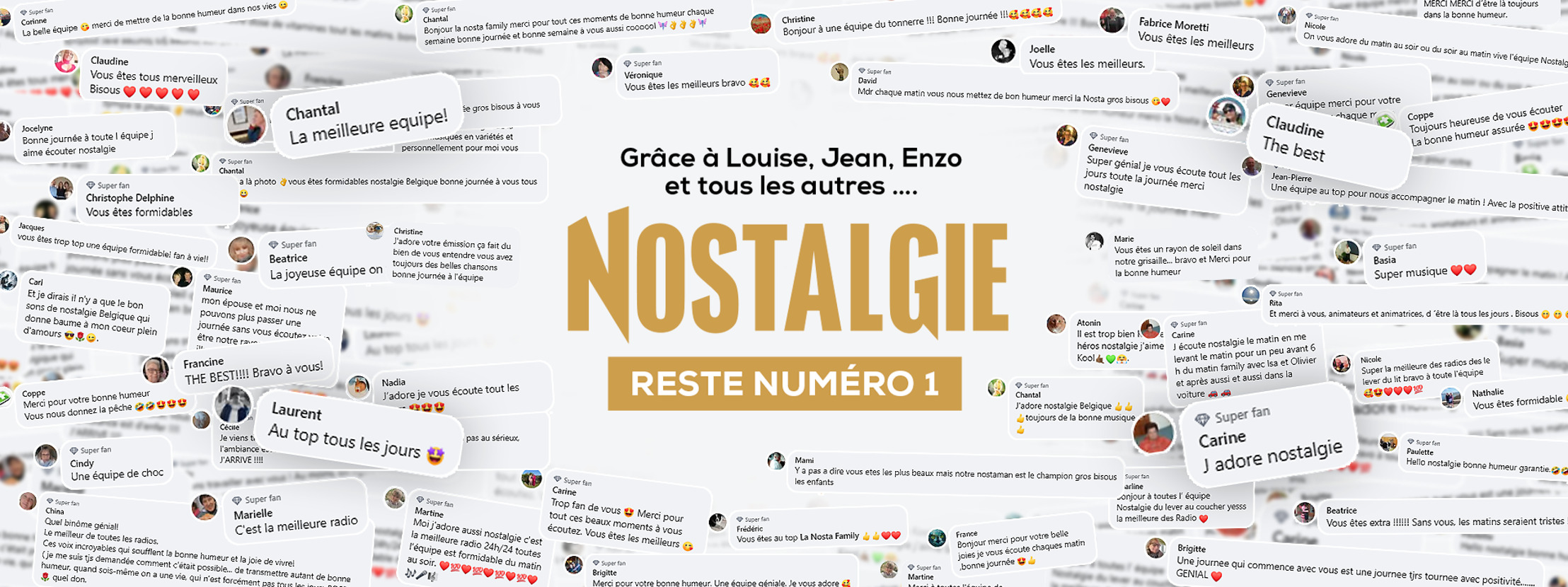 Pour la 7e année consécutive, Nostalgie reste la radio préférée des Belges francophones