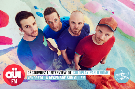 Coldplay en interview exclusive pour Oui FM