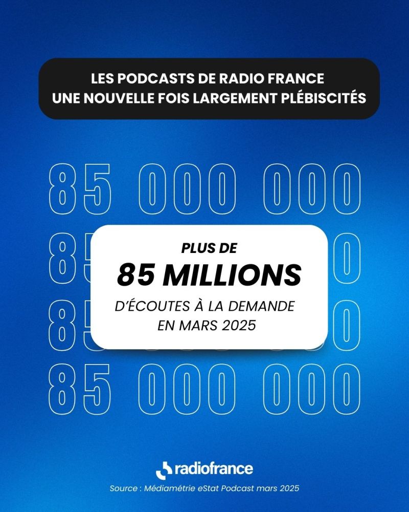 Les podcasts de Radio France largement plébiscités