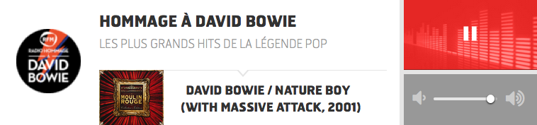 RFM et RFM TV rendent hommage à David Bowie