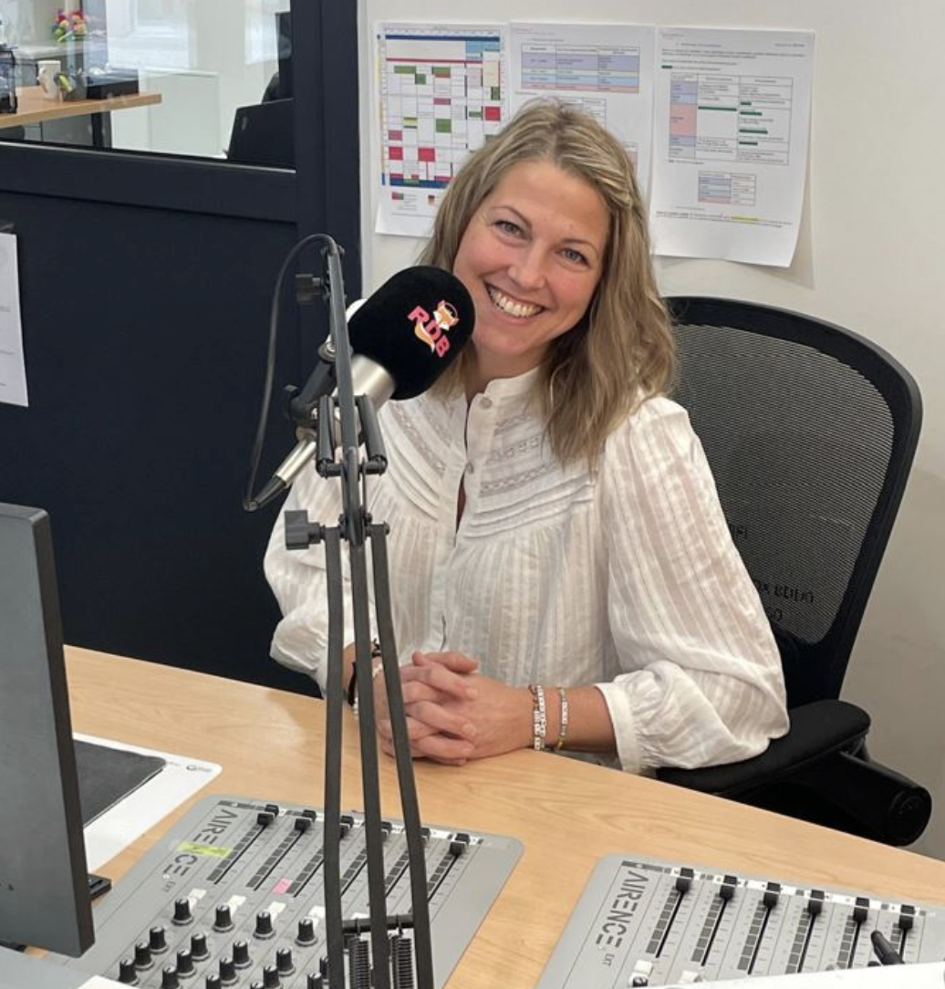 Sarah Planchon, directrice de RDB, qui prend pourtant rarement place devant le micro. © RDB.