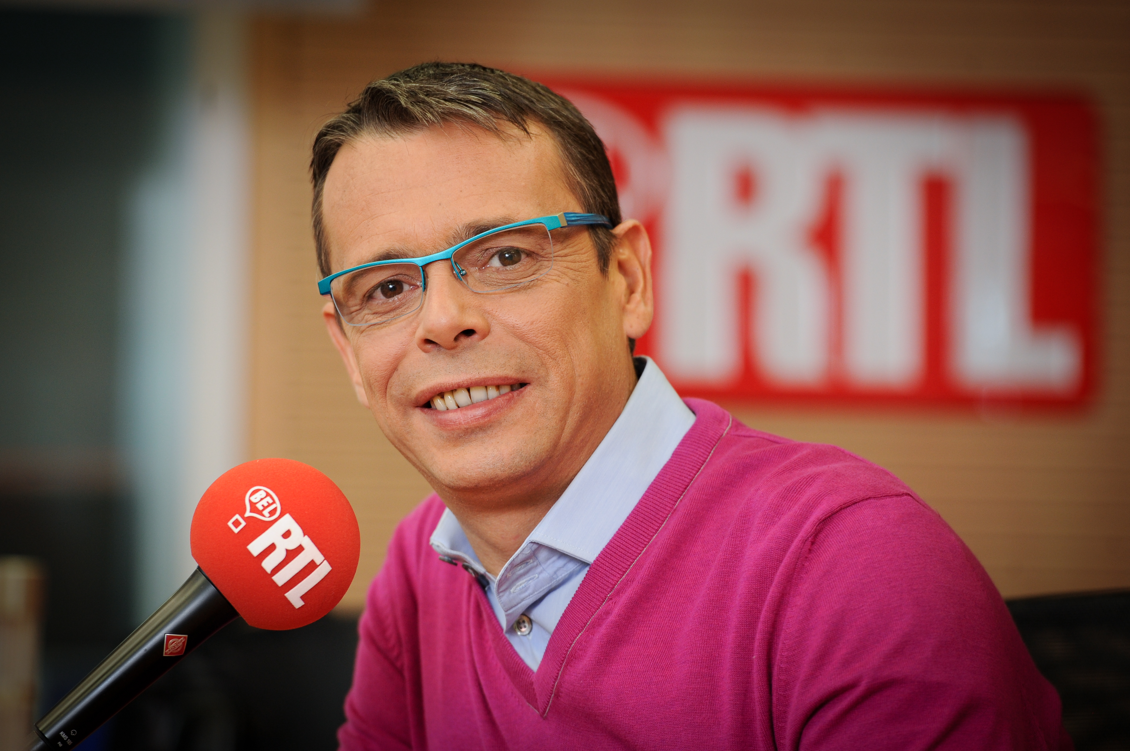 Premier à l'antenne de Bel RTL chaque jour, Fabrice Collignon est aussi réalisateur de toute la matinale. © RTL