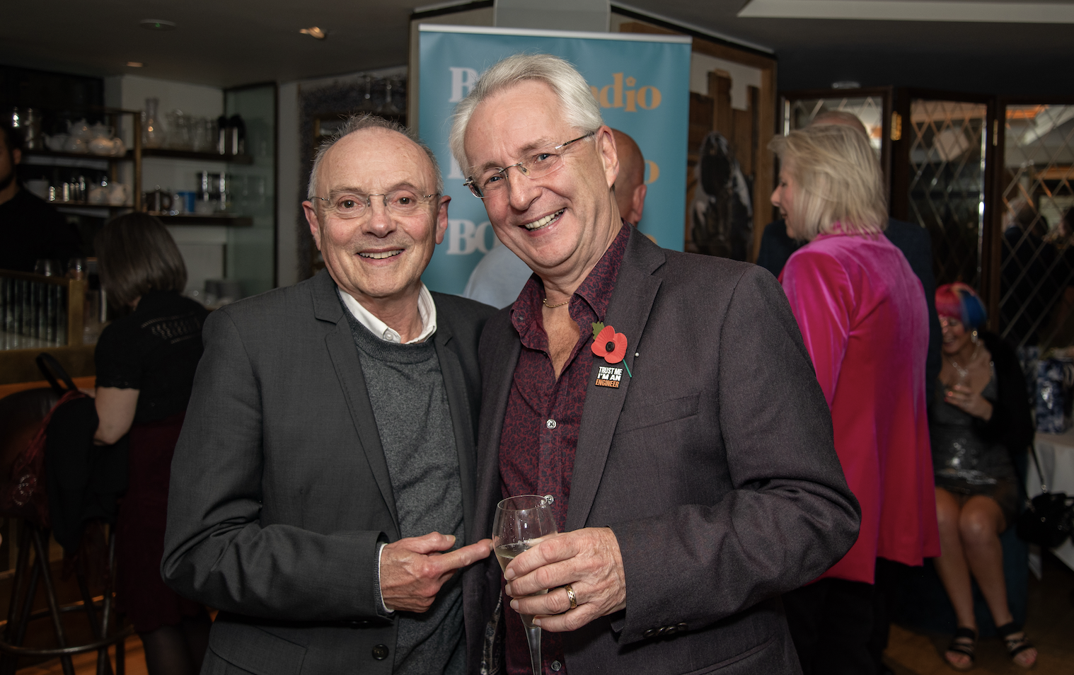 Graham Dene - ancien présentateur du morning sur Capital Radio et Quentin Howard co-fondateur de Boom Radio.