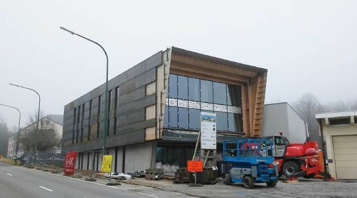 Le chantier actuel du bâtiment qui accueillera aussi les équipes de VivaLuxembourg  © Tous droits réservés