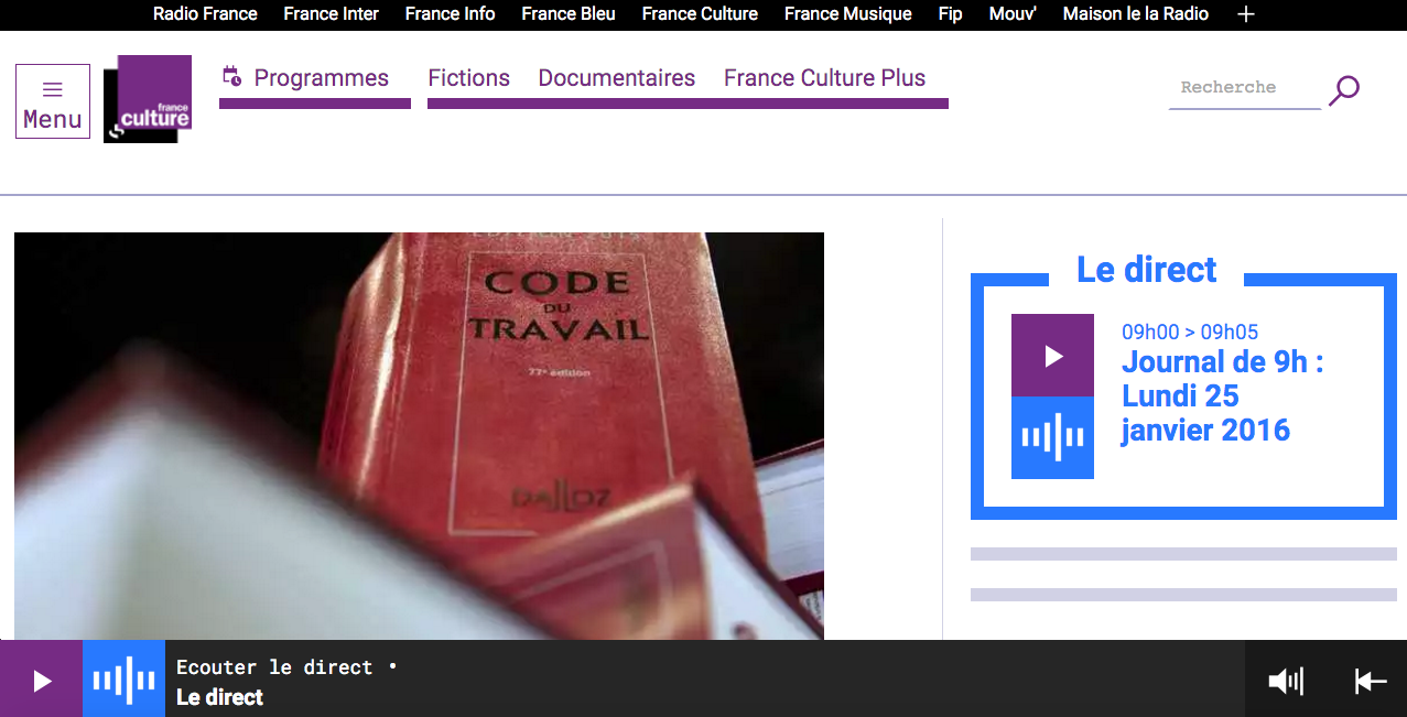 France Culture : des émissions "réécoutables à vie"