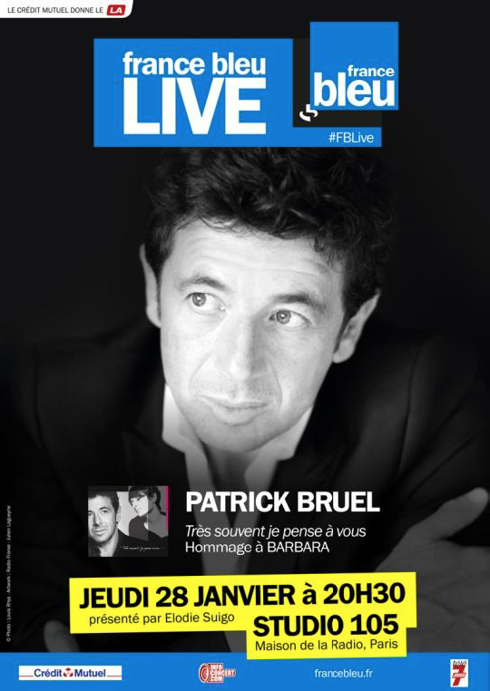 France Bleu Live avec Patrick Bruel