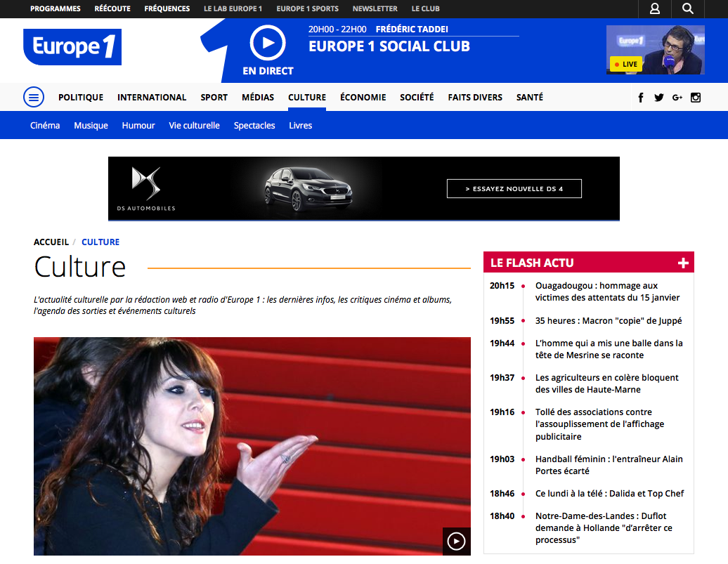 Europe1.fr : le site radio qui progresse le plus