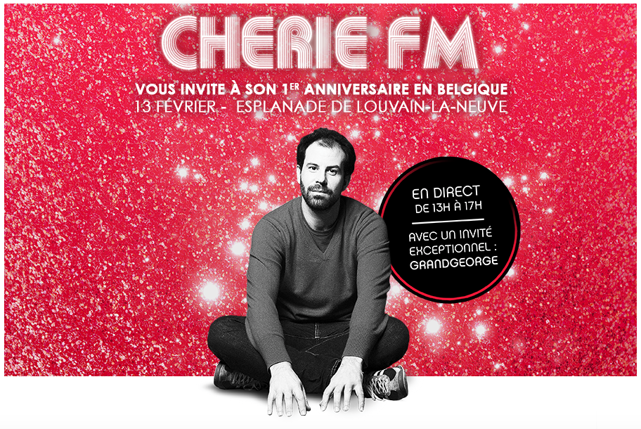 Chérie FM fête son premier anniversaire en Belgique