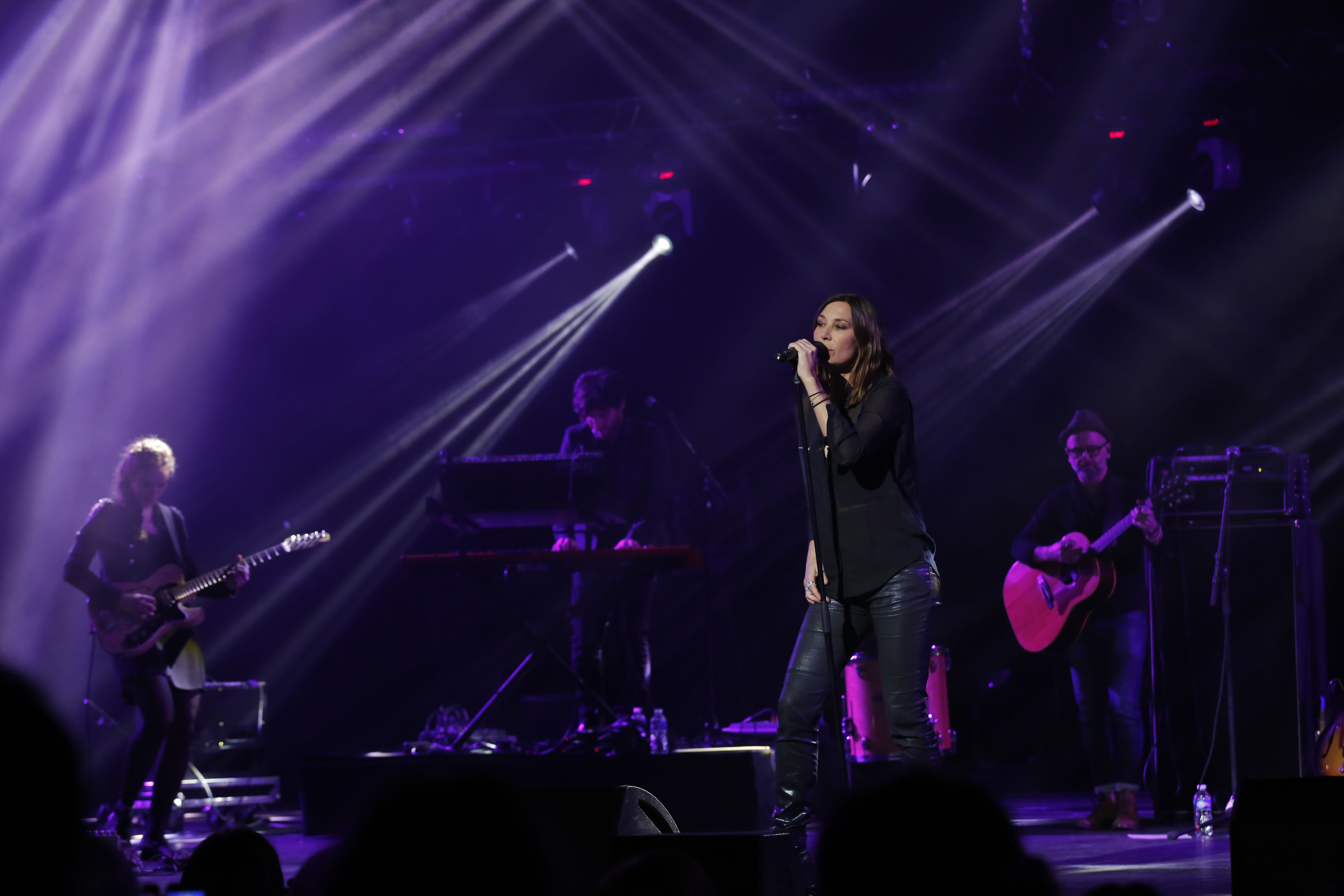 La chanteuse Zazie a cloturé ce Podium Europe 1 en interprétant ses derniers titres et son tube "Je suis un homme" P.Laurent / Capa Pictures / Europe 1