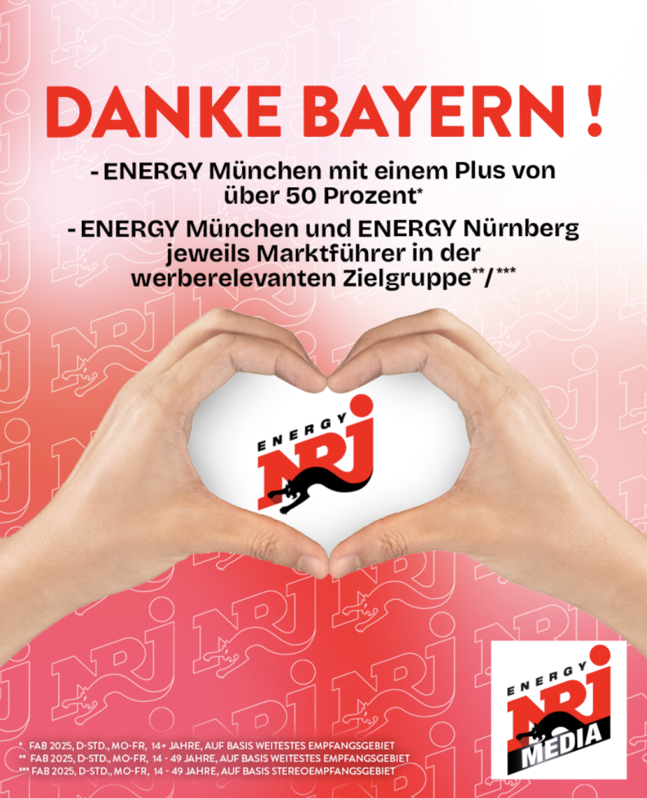 ENERGY Munich progresse de 55.6% et devient leader sur les jeunes adultes