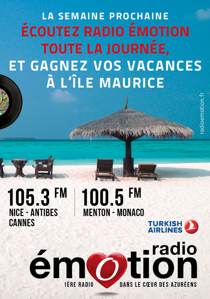 Radio Émotion envoie ses auditeurs sur l'ile Maurice