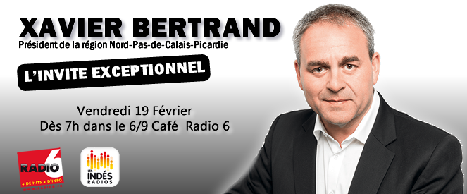 Xavier Bertrand sur Radio 6
