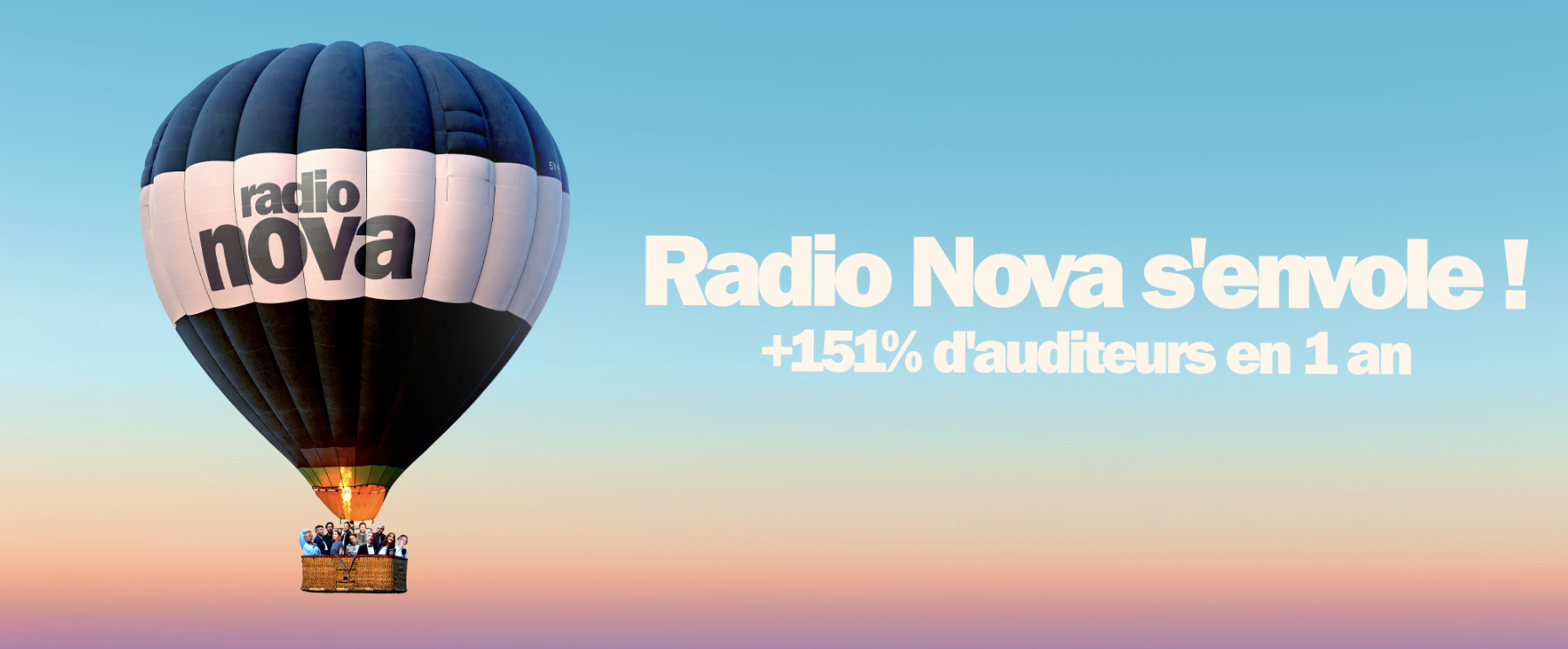 Radio Nova pulvérise son record d'audience