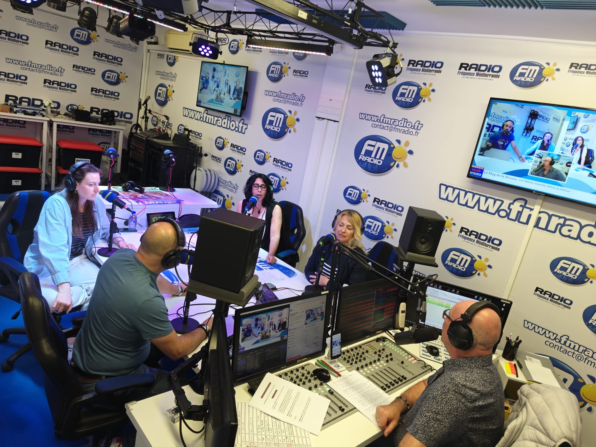 Le 1er juillet, Radio Fréquence Méditerranée s'est installée durablement sur la FM. © D. R.