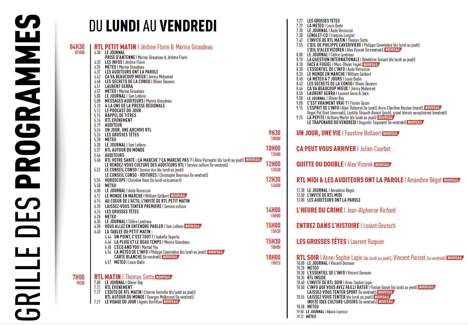 RTL intensifie son offre d’information, de divertissement et de récits