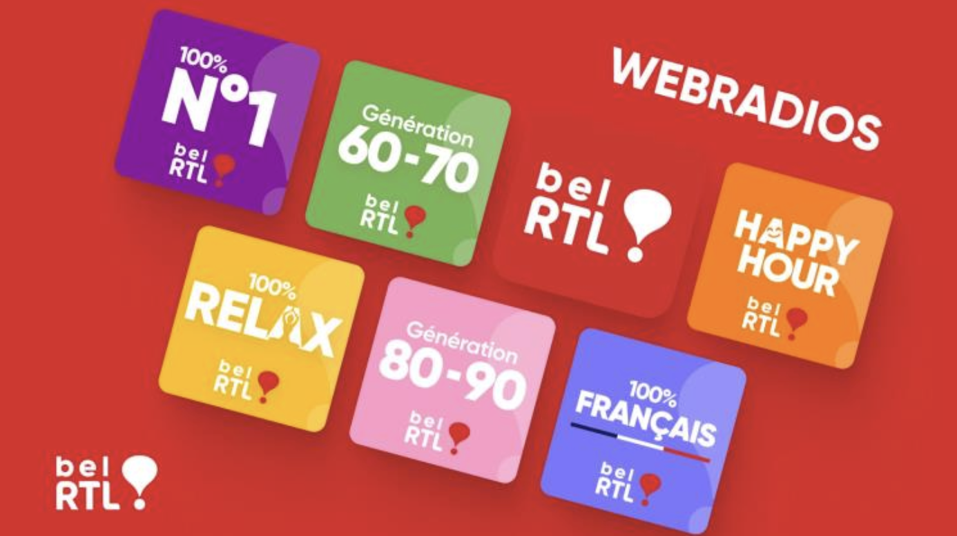 Bel RTL enrichit son offre audio digital avec six nouvelles webradios
