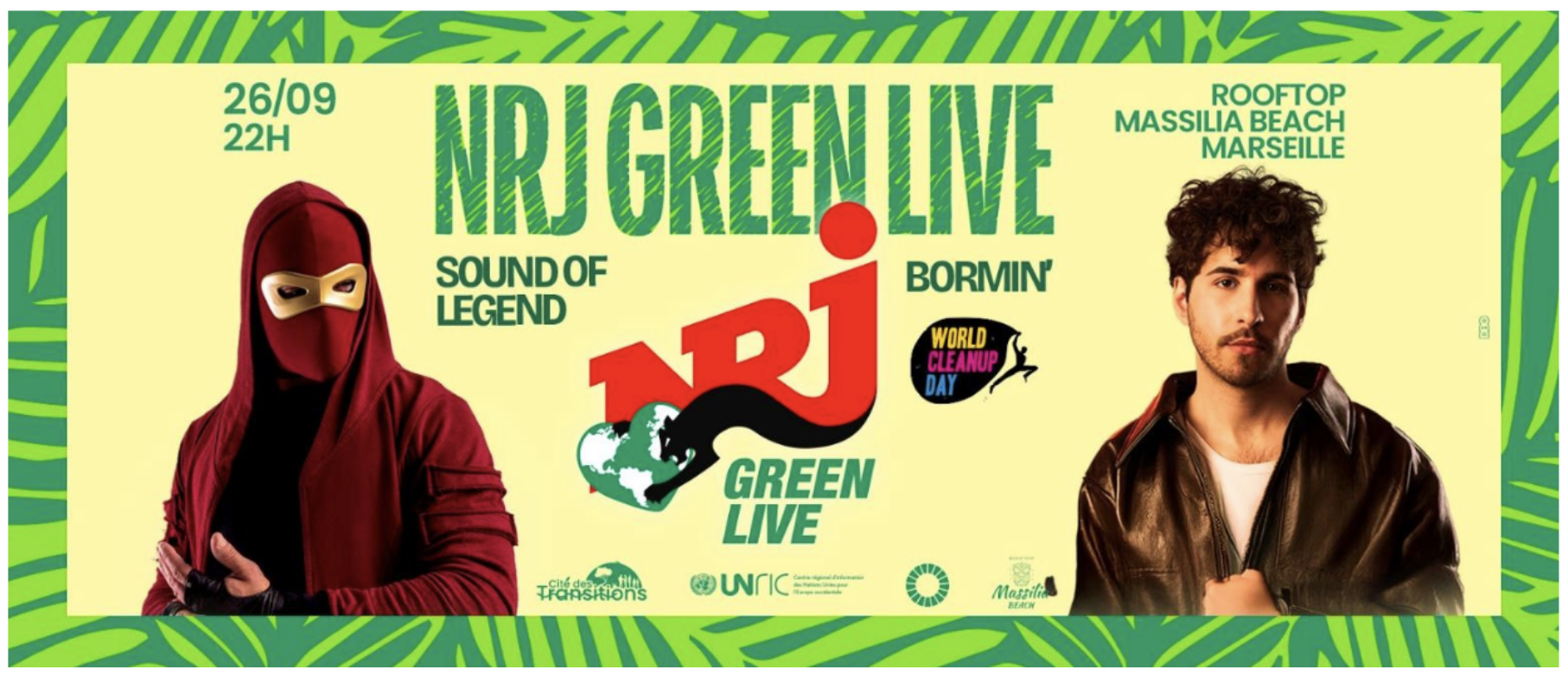 NRJ mobilise ses auditeurs à Marseille pour le "NRJ Green Live"