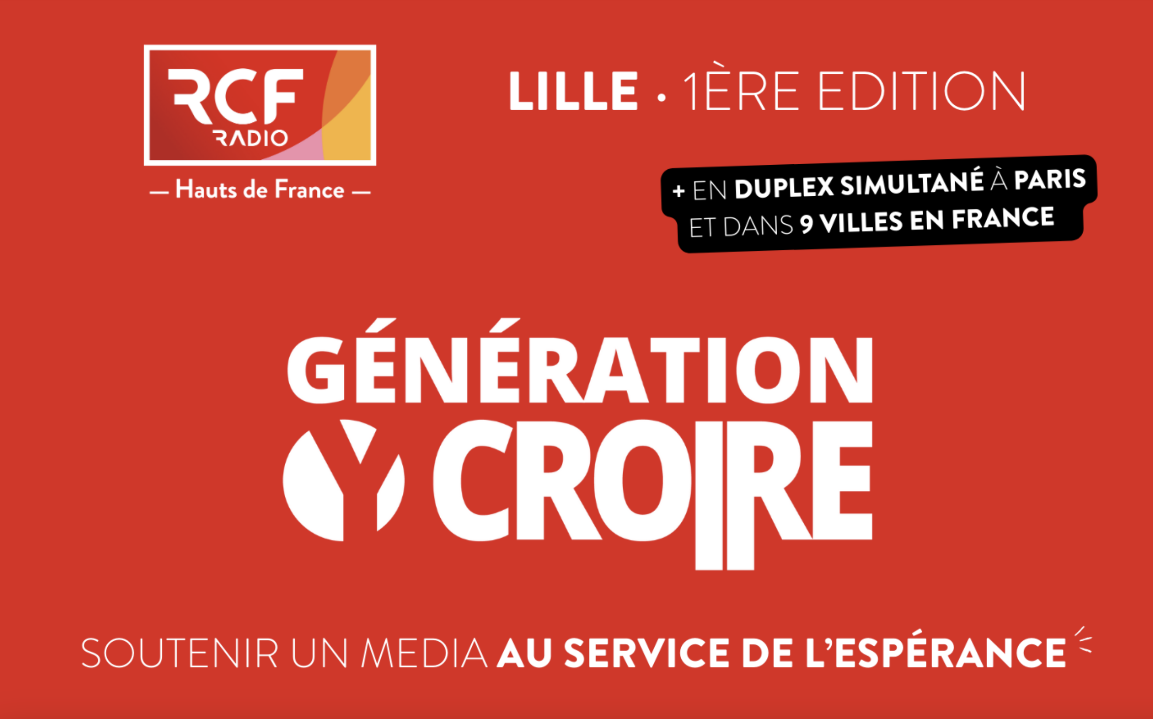 RCF Hauts-de-France lance une soirée de levée de dons connectée à dix villes