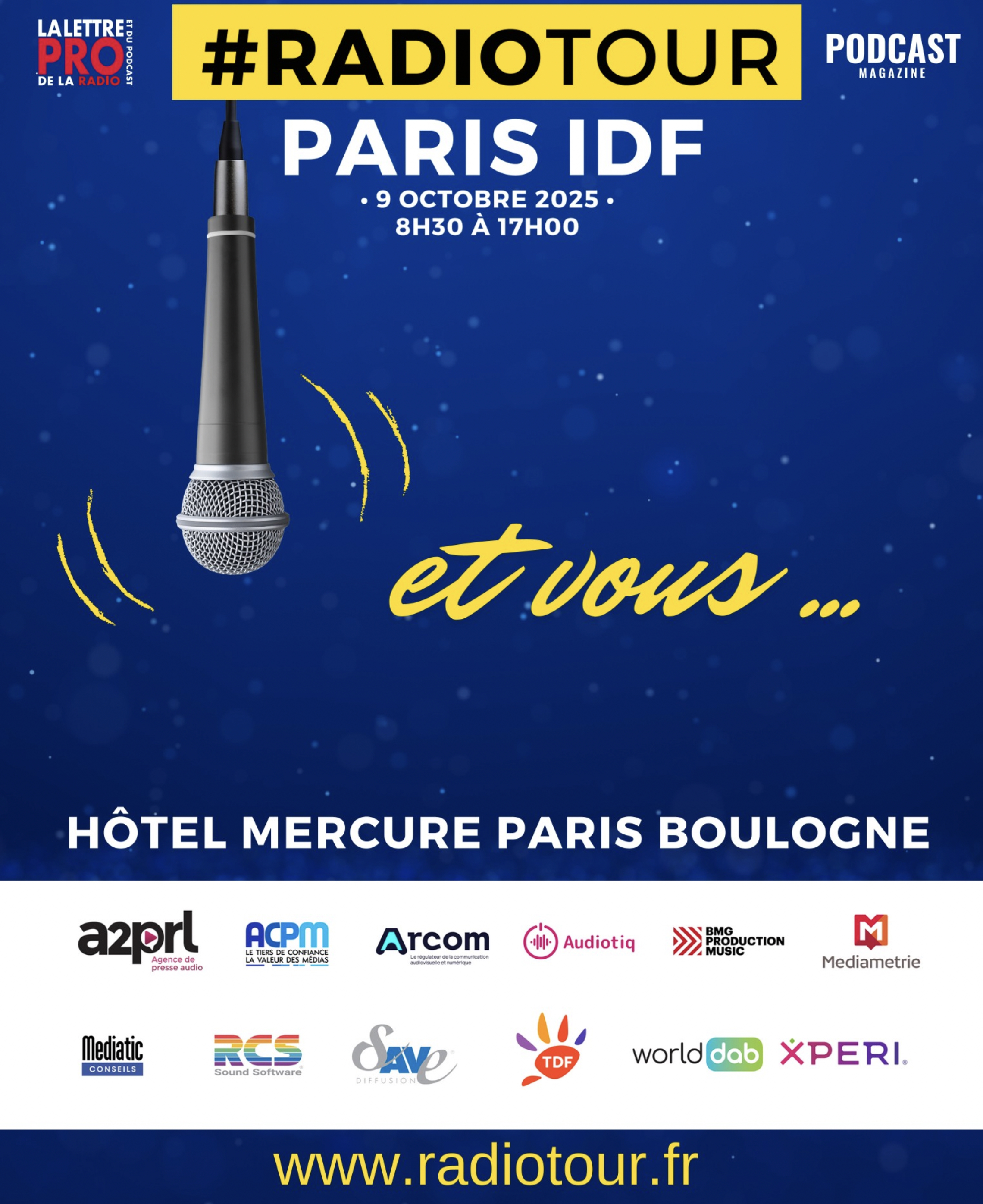 RadioTour Paris : le programme minute par minute