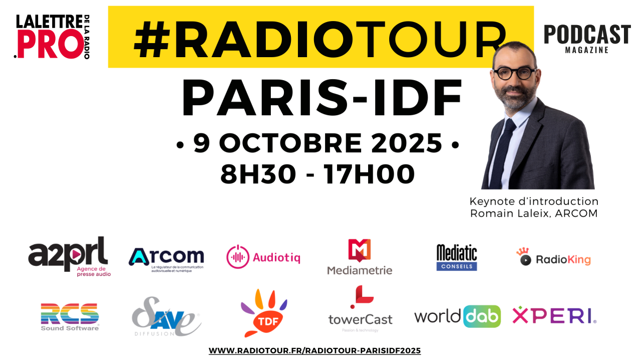 DAB+, podcast, IA : le RadioTour Île-de-France ouvre la saison 25-26