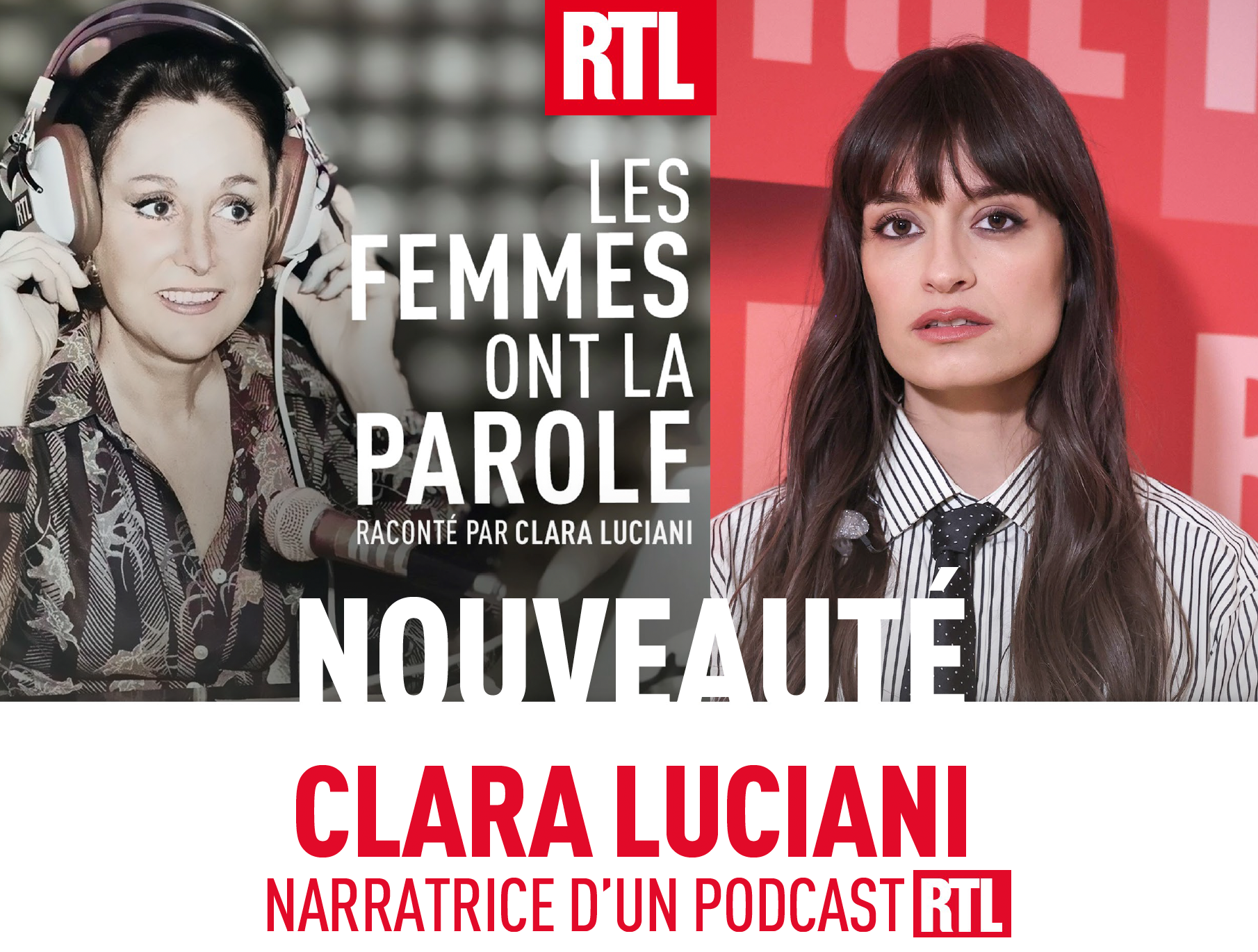RTL dévoile un nouveau podcast avec Clara Luciani 