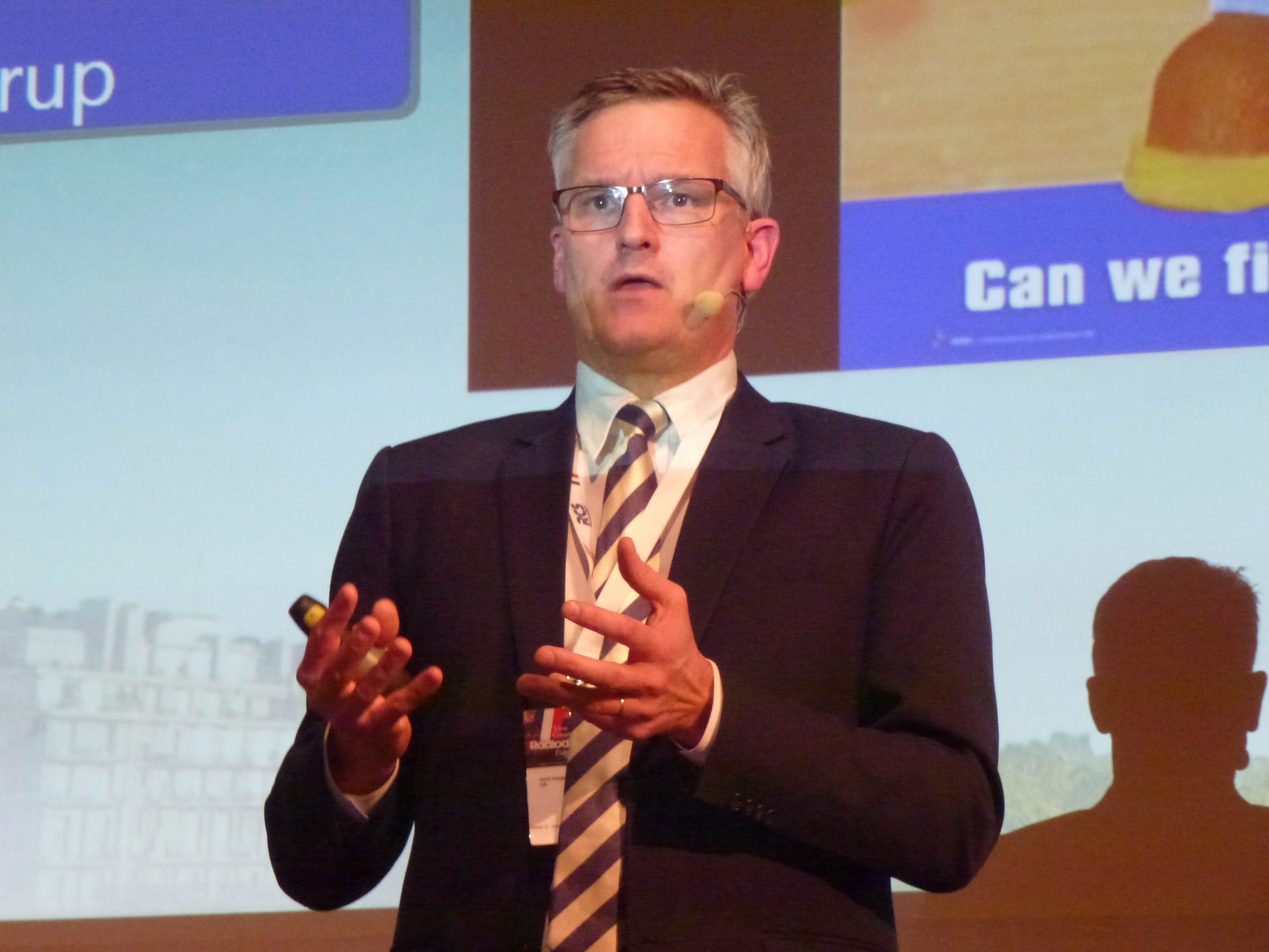 Ulrik Haagerup, entre traits d'humour et provocation. © Brice Vidal